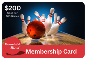 Get the Homefield Bowl Players Membership Card!